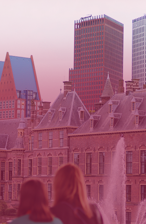 Kennis voor ministeries - skyline Den Haag