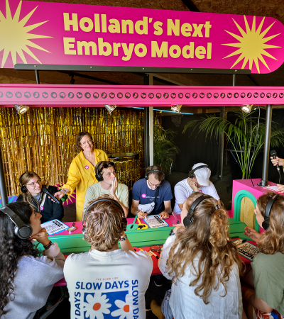 Holland's Next Embryo Model in actie op Lowlands