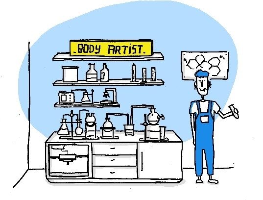 body artist illustration