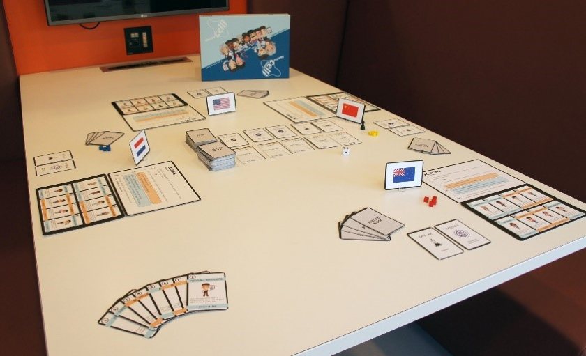 Foto van het spel MachiaCelli op tafel