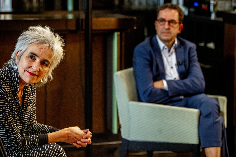 Viroloog Marion Koopmans en intensivist Diederik Gommers