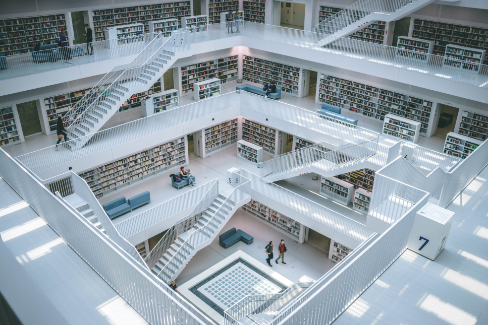 De bibliotheek van Stuttgart
