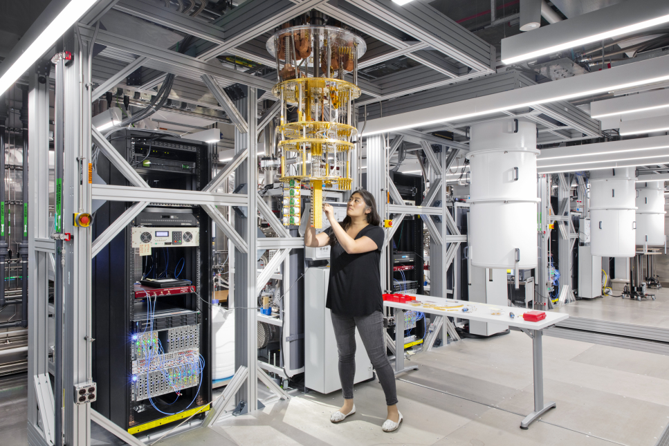 Een quantumcomputer van IBM