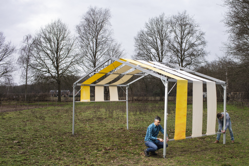 ​Onderzoekers van Avans Hogeschool ontwikkelen samen met praktijkpartners recyclebare tenten en shelters voor een circulaire economie