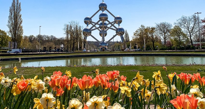 Het Atomium in Brussel