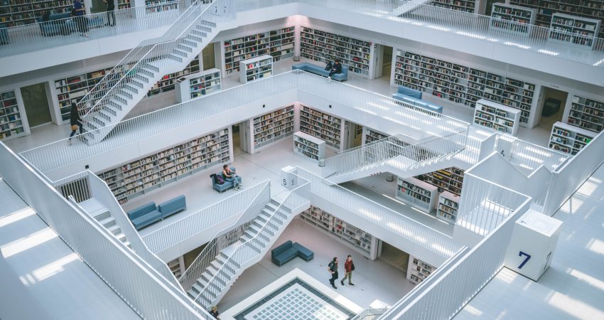 De bibliotheek van Stuttgart