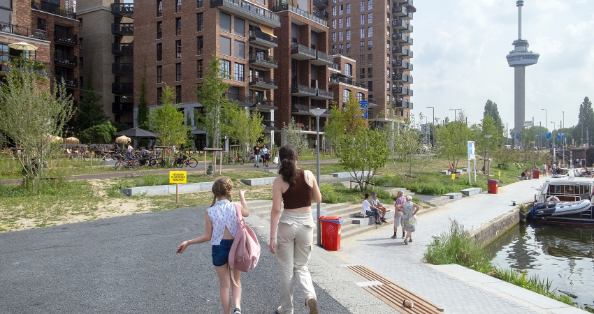 Een vernieuwde wijk in Rotterdam
