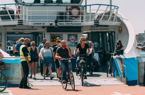 De  IJveer in Amsterdam stroomt leeg 