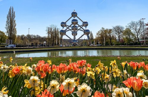 Het Atomium in Brussel