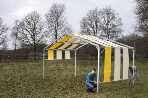 ​Onderzoekers van Avans Hogeschool ontwikkelen samen met praktijkpartners recyclebare tenten en shelters voor een circulaire economie