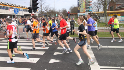 Hardlopers in Rotterdam