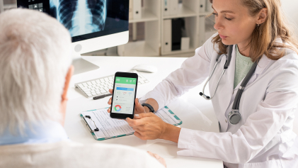 Een app in de gezondheidszorg