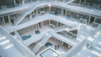 De bibliotheek van Stuttgart