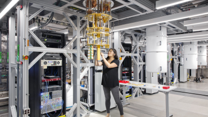 Een quantumcomputer van IBM