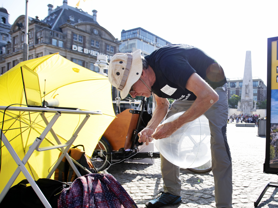 Klimaatonderzoek in Amsterdam