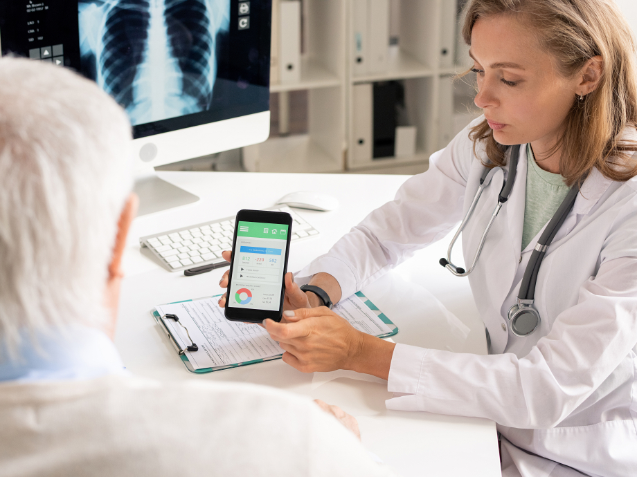 Een app in de gezondheidszorg