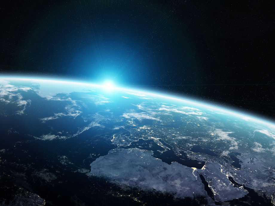 Europa vanuit de ruimte
