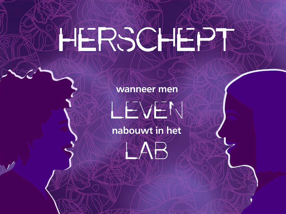 Illustratie van twee hoofden tegenoverelkaar, de headerafbeelding van Herschept