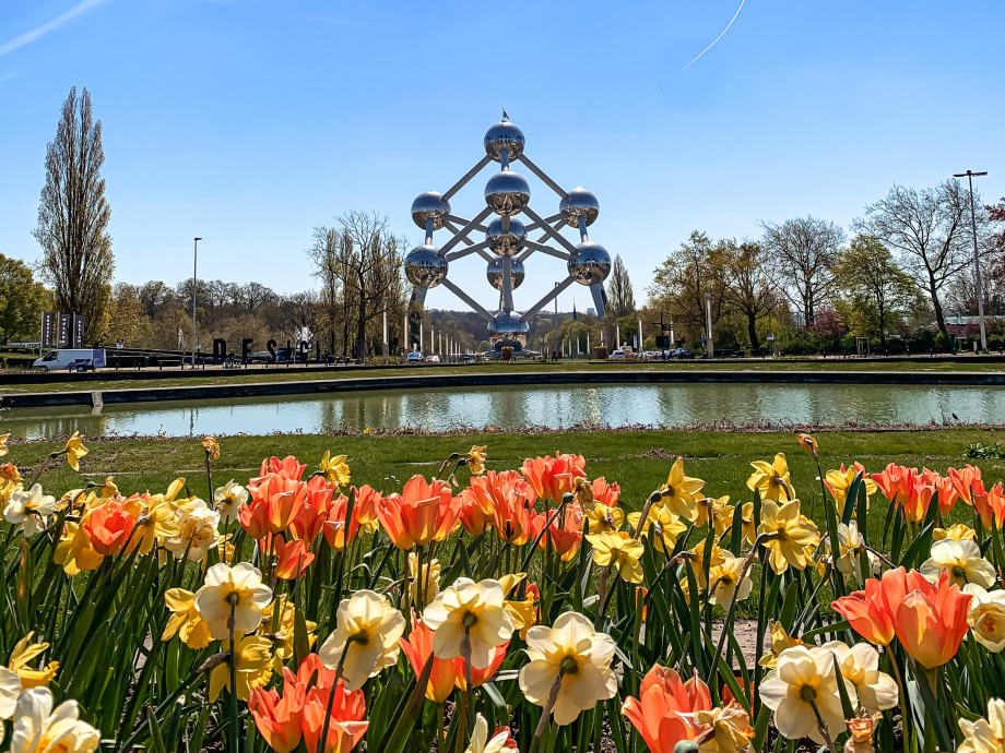 Het Atomium in Brussel