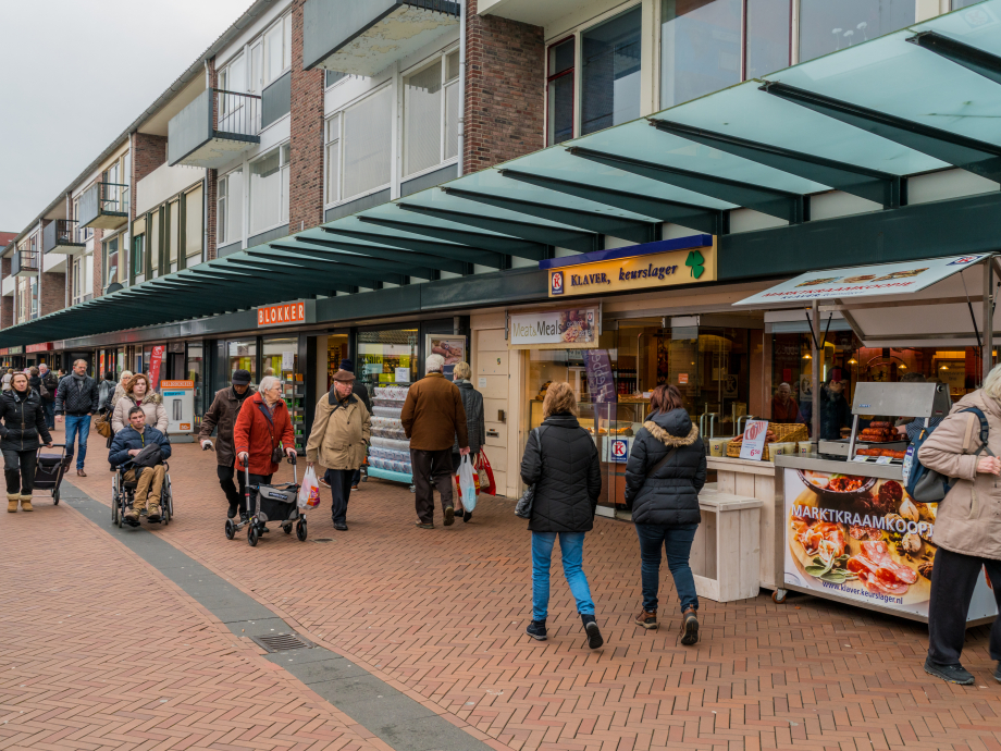 Winkelstraat in Dronten