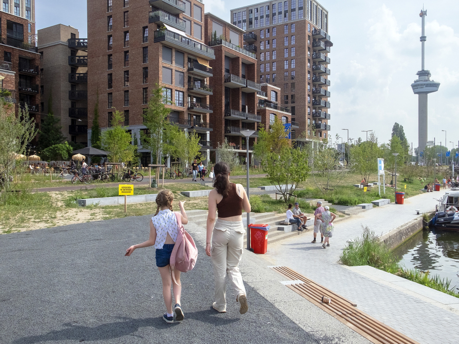 Een vernieuwde wijk in Rotterdam